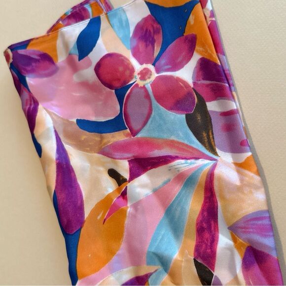 Colorful floral Scarf H3 - Picture 5 of 7